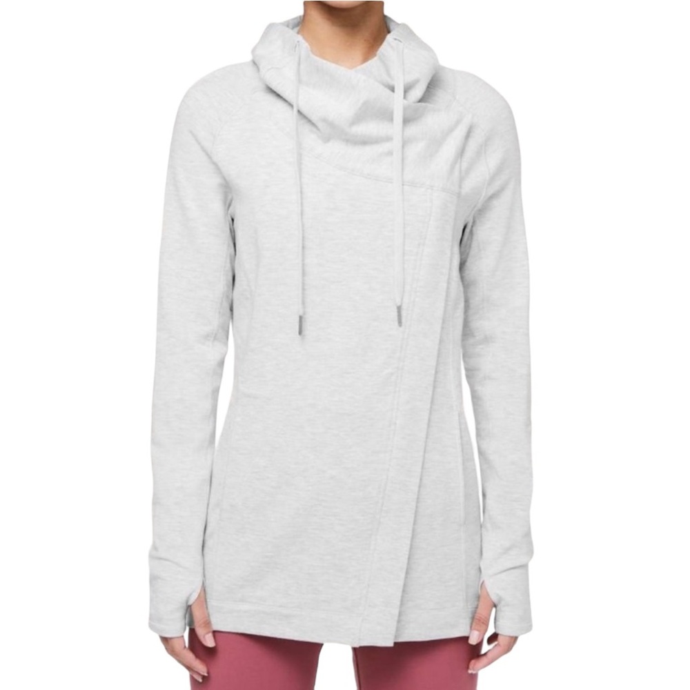 Lululemon Coast Easy Wrap - Heathered Core Ultra Light Grey Size 4